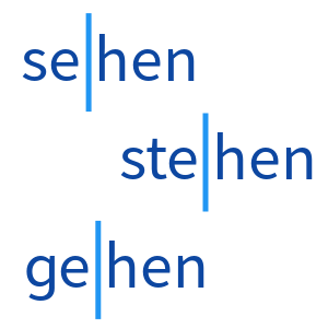 Übungen - Wörter mit h