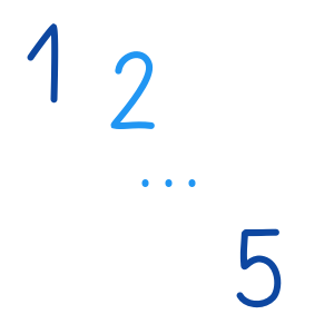 Lessons - Counting from 1 to 5
