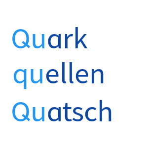 Übungen - Wörter mit qu bilden